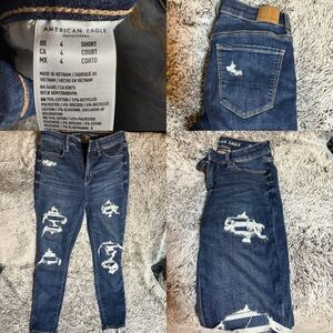American Eagle Outfitters Blue Skinny Jeans
